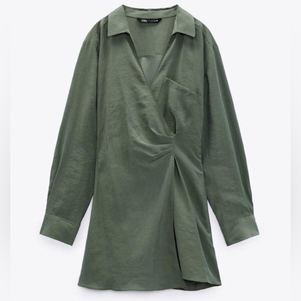Zara Wrap Dress with Pockets